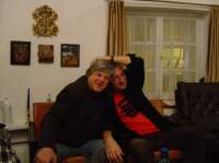 With a journalist Karel Steigerwald 2006
