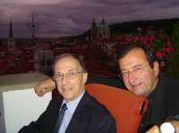 With Sir Peter Lachmann (Cambridge), Prague 7 Oct 2006