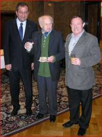 With a writer Arnošt Lustig and journalist Jefim Fistein