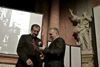 Main Prize at Academia Film Olomouc 2011 (handed over by rector of Olomouc Uni Miroslav Maslan)