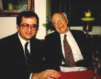With Sir John Eccles (NP 1963), 1993