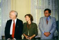 With James D. Watson (NP 1962) and his wife, 1998