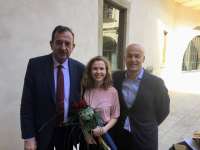 With Martin Tolar and Ruth Habartova, Carolinum, Charles University in Prague, April 2019