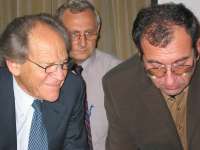 With Nobel Prize laureate Torsten Wiesel, 2004